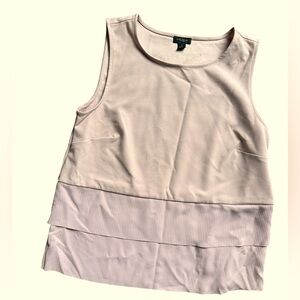 Ann Taylor Blush Pink Tank Blouse Top Size Small